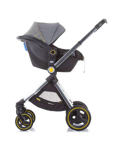 Carucior Chipolino Elite 3 in 1 platinum,KKET02202PL