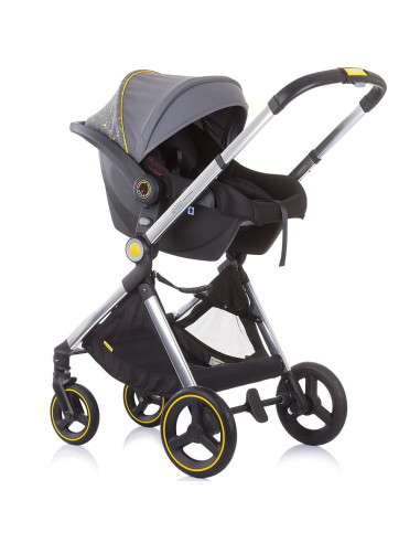 Carucior Chipolino Elite 3 in 1 platinum,KKET02202PL