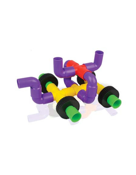 Joc de constructii tuburi colorate,CWR12338