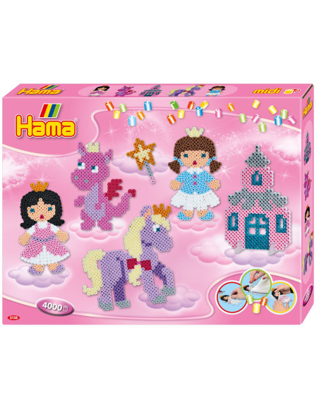 Povesti, margele de calcat Hama Midi, 4000 margele si 2