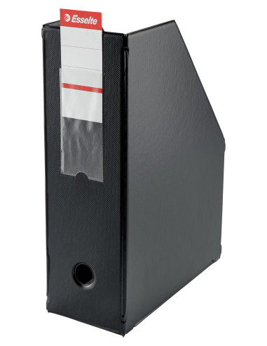 SUPORT DOCUMENTE PLASTIC NEGRU 10CM PLIABIL ESSELTE,ES56077