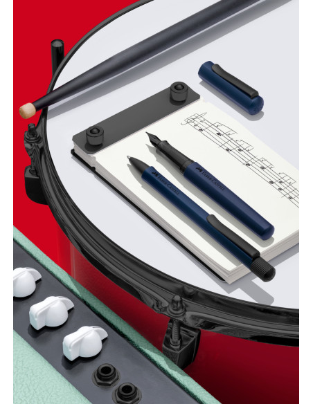 FC150540,Stilou hexo albastru mat m faber-castell