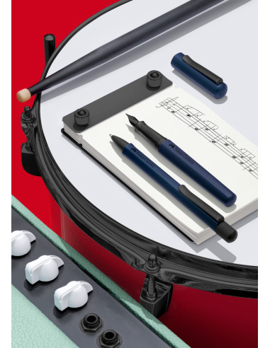 FC150541,Stilou hexo albastru mat f faber-castell