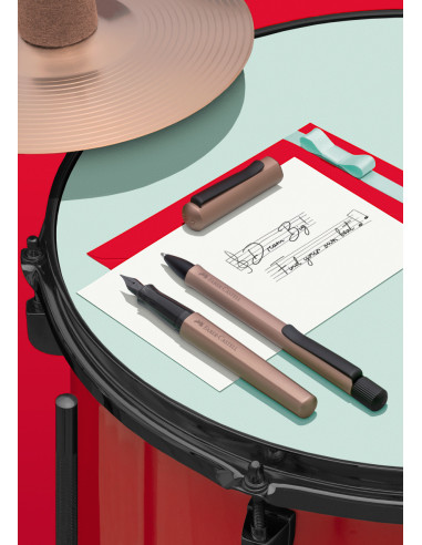 FC150581,Stilou hexo bronz mat f faber-castell