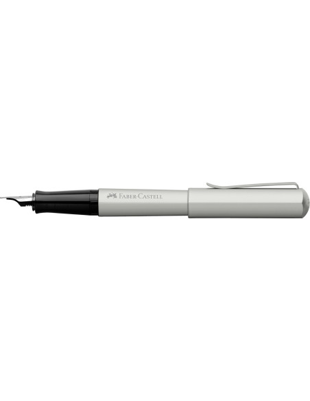 FC150591,STILOU HEXO ARGINTIU MAT F FABER-CASTELL