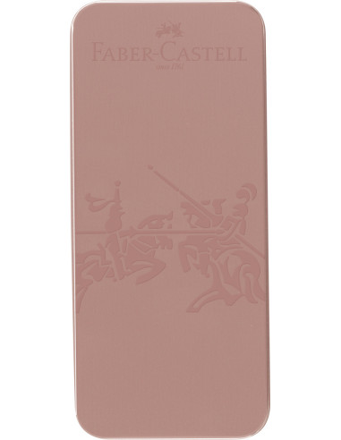 FC140589,Set stilou m+ pix hexo bronz mat faber-castell