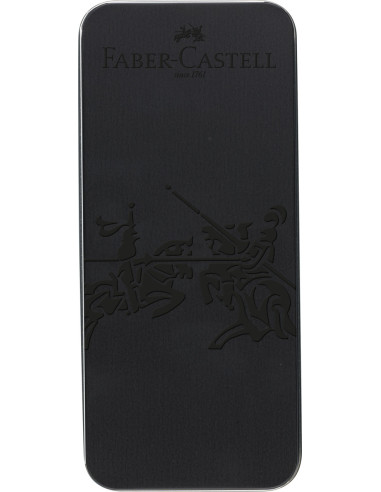 FC140579,Set stilou m+ pix hexo negru faber-castell