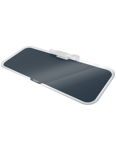 TABLA STICLA CU TREPIED PENTRU BIROU GRI ANTRACIT COSY
