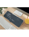 TABLA STICLA CU TREPIED PENTRU BIROU GRI ANTRACIT COSY