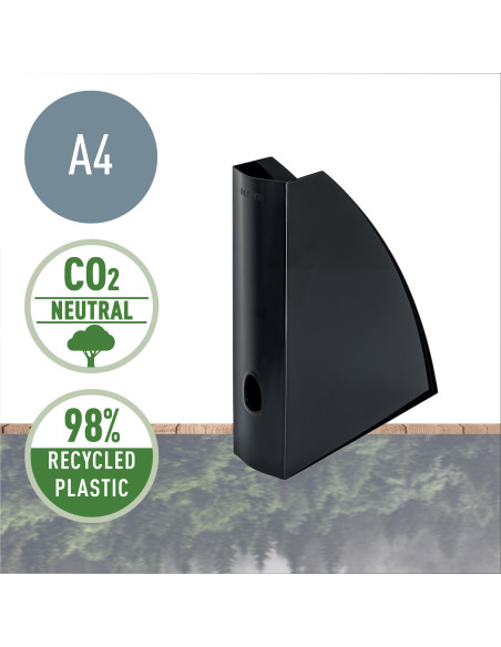 SUPORT DOCUMENTE PLASTIC NEGRU RECYCLE LEITZ,LZ53260095