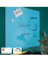 TABLA MAGNETICA STICLA 45*45 CM ALBASTRU CELEST COSY