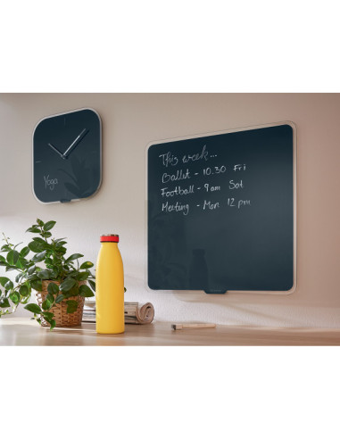 TABLA MAGNETICA STICLA 45*45 CM GRI ANTRACIT COSY