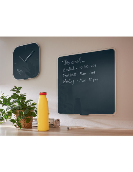 TABLA MAGNETICA STICLA 45*45 CM GRI ANTRACIT COSY