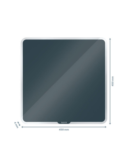 TABLA MAGNETICA STICLA 45*45 CM GRI ANTRACIT COSY