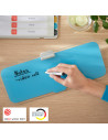 TABLA STICLA CU TREPIED PENTRU BIROU ALBASTRU CELEST COSY