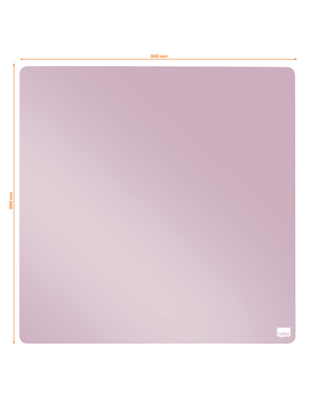 TABLA MAGNETICA PLASTIC 36*36 CM LILA NOBO,NB1915623