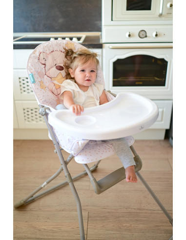 Scaun de masa Cookie, White Teddy Bear,10100242315