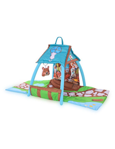 Saltea de activitate tip casuta, Little House, 113x56x53 cm