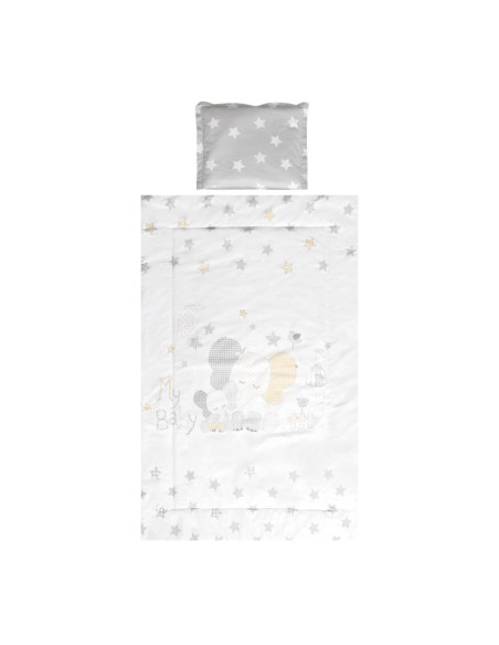 Set lenjerie pat 3 piese, bumbac ranforce, Cosy, Grey