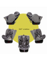 Scaun auto, Atlas, Isofix, rotativ, 0-36 kg, Black,10071582204