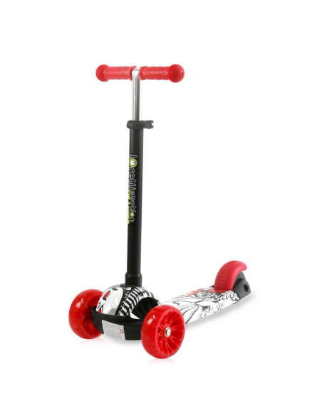 Trotineta reglabila pentru coopii, Draxter, 3 ani+, Black