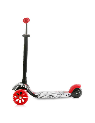 Trotineta reglabila pentru coopii, Draxter, 3 ani+, Black