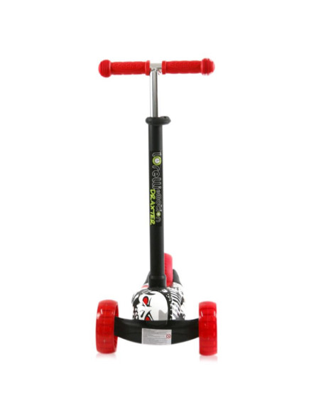 Trotineta reglabila pentru coopii, Draxter, 3 ani+, Black