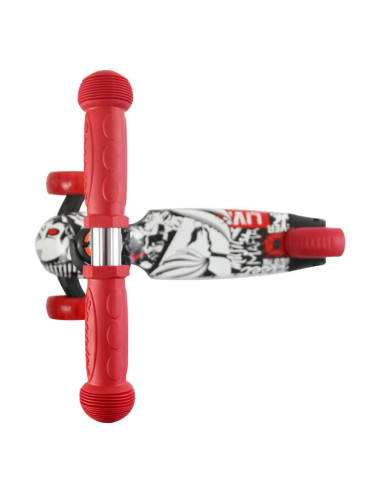 Trotineta reglabila pentru coopii, Draxter, 3 ani+, Black