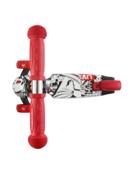 Trotineta reglabila pentru coopii, Draxter, 3 ani+, Black