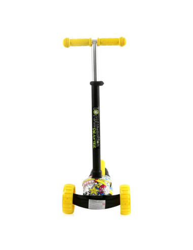 Trotineta reglabila pentru coopii, Draxter, 3 ani+, Graffiti