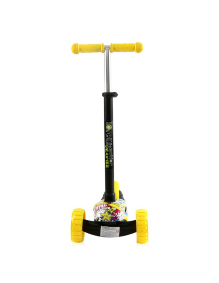 Trotineta reglabila pentru coopii, Draxter, 3 ani+, Graffiti