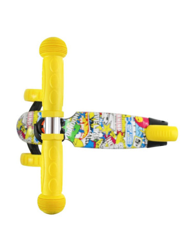 Trotineta reglabila pentru coopii, Draxter, 3 ani+, Graffiti