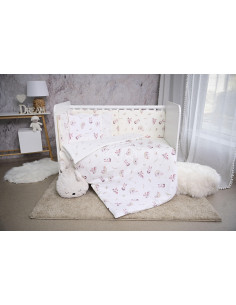 Set lenjerie pat 60/120, Smile, bumbac ranforce, Beige 2