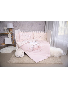 Set lenjerie pat 60/120, Smile, bumbac ranforce, Pink Ballerina 2