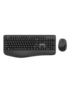Kit tastatura + mouse Serioux NK9810WR, wireless 2.4GHz, US