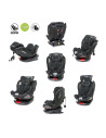 4BABY-956704,Scaun auto rotativ 4Baby ROTO-FIX 0-36 Kg Negru