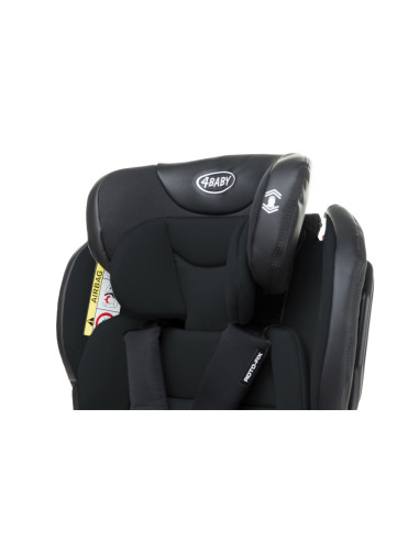 4BABY-956704,Scaun auto rotativ 4Baby ROTO-FIX 0-36 Kg Negru