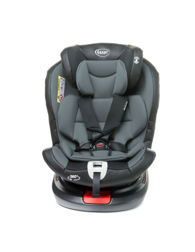 4BABY-956728,Scaun auto rotativ 4Baby ROTO-FIX 0-36 Kg Gri