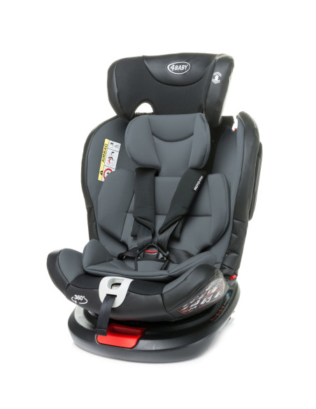 4BABY-956728,Scaun auto rotativ 4Baby ROTO-FIX 0-36 Kg Gri