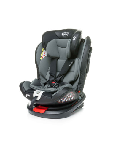 4BABY-956728,Scaun auto rotativ 4Baby ROTO-FIX 0-36 Kg Gri