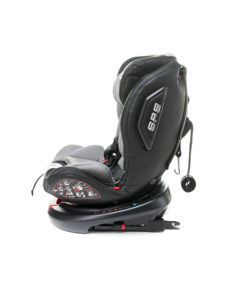 4BABY-956735,Scaun auto rotativ 4Baby ROTO-FIX 0-36 Kg Gri Deschis