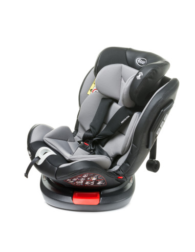 4BABY-956735,Scaun auto rotativ 4Baby ROTO-FIX 0-36 Kg Gri Deschis