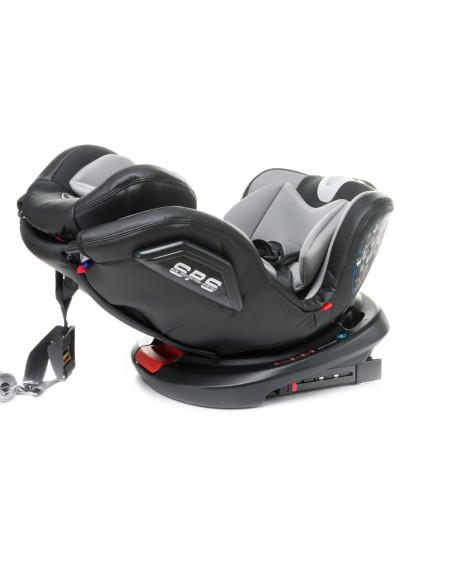 4BABY-956735,Scaun auto rotativ 4Baby ROTO-FIX 0-36 Kg Gri Deschis