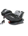 4BABY-956735,Scaun auto rotativ 4Baby ROTO-FIX 0-36 Kg Gri Deschis