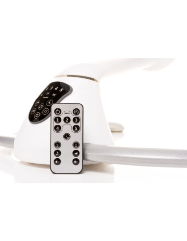 4BABY-957367,Leagan electric cu melodii si telecomanda 4Baby GRACE Grafit