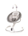 4BABY-957374,Leagan electric cu melodii si telecomanda 4Baby GRACE Gri