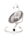 4BABY-957374,Leagan electric cu melodii si telecomanda 4Baby GRACE Gri