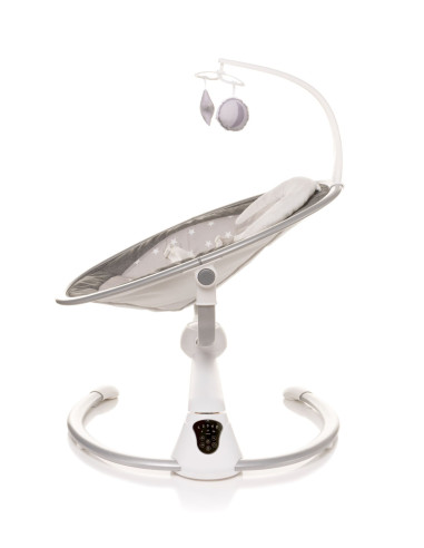 4BABY-957374,Leagan electric cu melodii si telecomanda 4Baby GRACE Gri