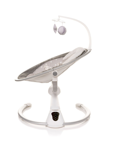 4BABY-957374,Leagan electric cu melodii si telecomanda 4Baby GRACE Gri
