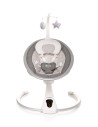 4BABY-957374,Leagan electric cu melodii si telecomanda 4Baby GRACE Gri
